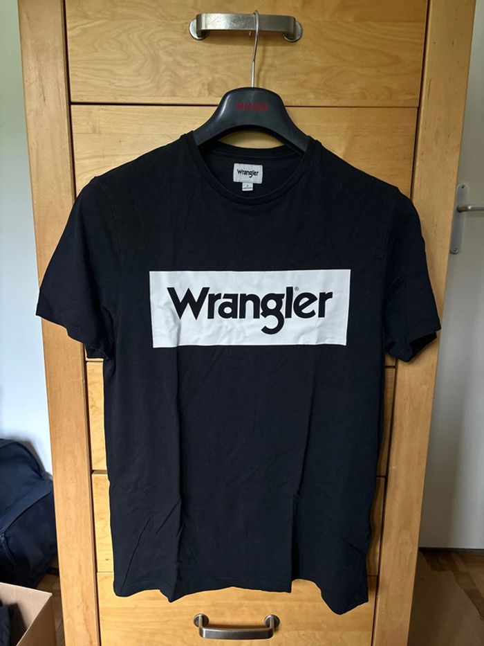 T-shirt noir wrangler