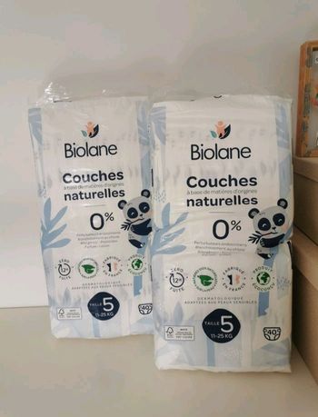 Couches biolane neuf.taille 5