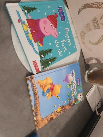 Livre peppa pig et winnie