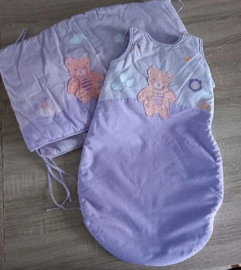 Tour de lit et gigoteuse bébé 