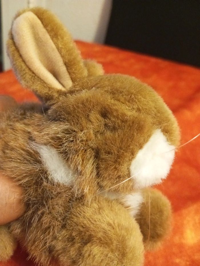 Peluche petit lapin cp international, 16 cm - photo numéro 5