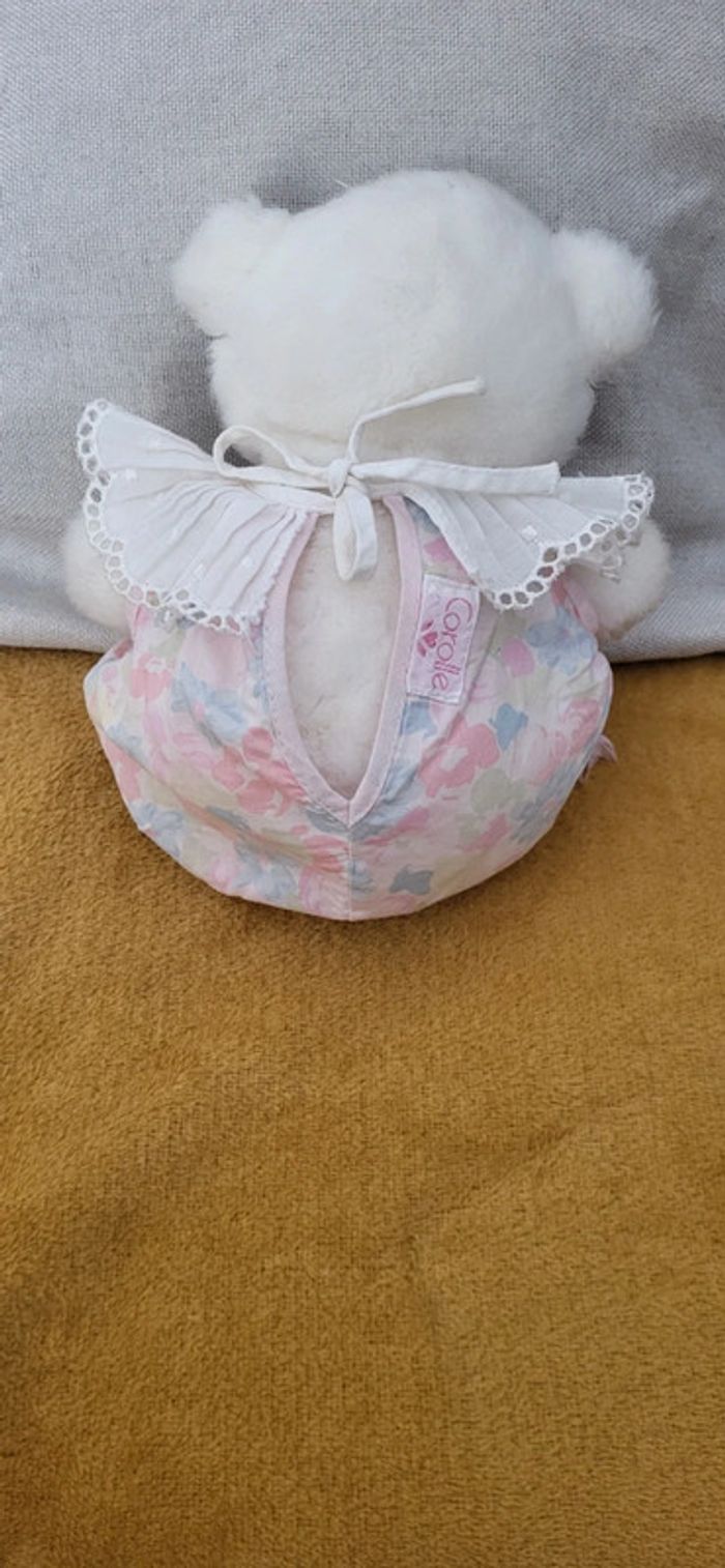 Peluche ours à salopette corolle - photo numéro 2