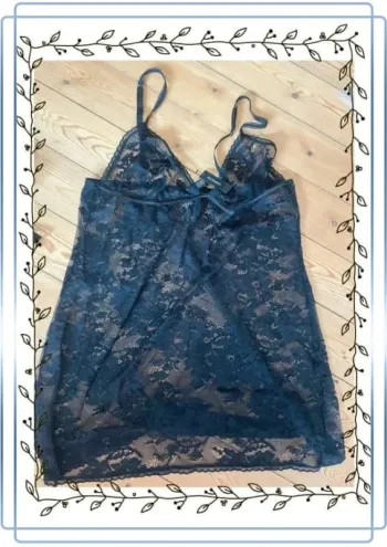 Nuisettes transparente noire Ans Summers, taille L, neuve, valeur 29€