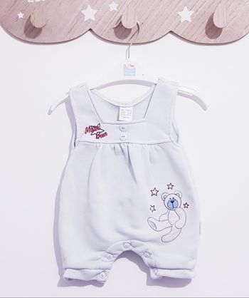 🐼 Salopette - Bleu clair - Aardvark - Naissance 🐼