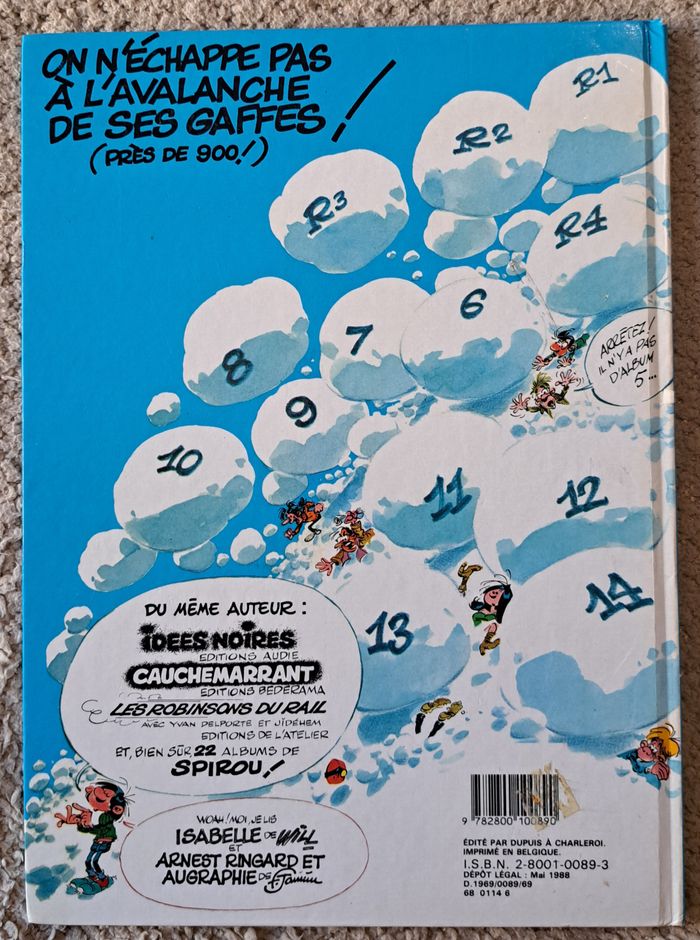 📚 BD Gaston tome 7 Un gaffeur sachant gaffer - 1988 - photo numéro 3