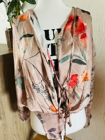 Superbe body blouse bohème Zara taille M