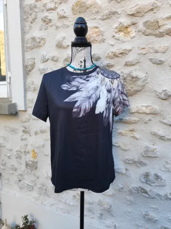 T-shirt femme avec attrape rêve L