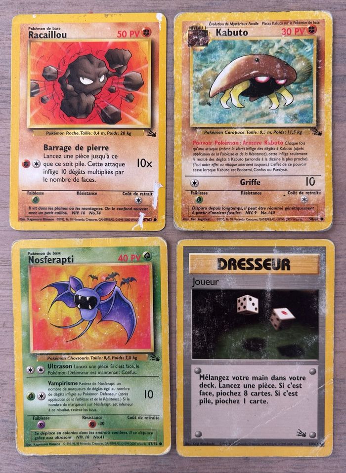 Carte Pokémon Fossile Wizards