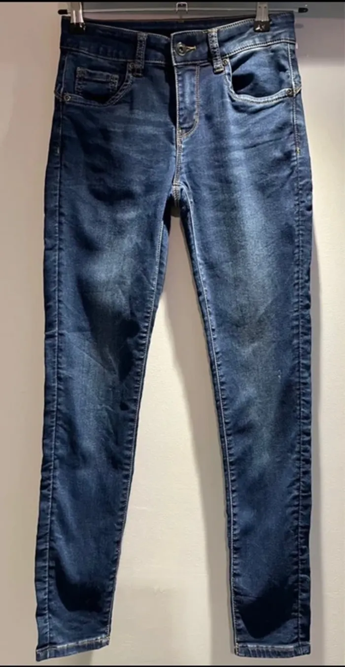 Jean skinny bleu foncé - Taille 34 - photo numéro 2