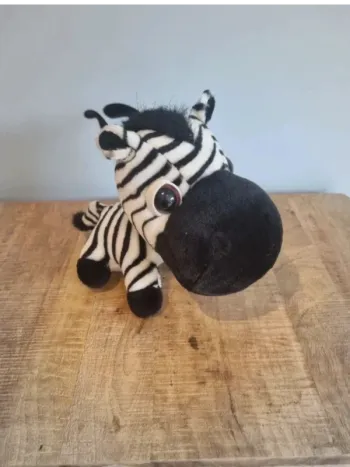Peluche zèbre big headz 20cm
