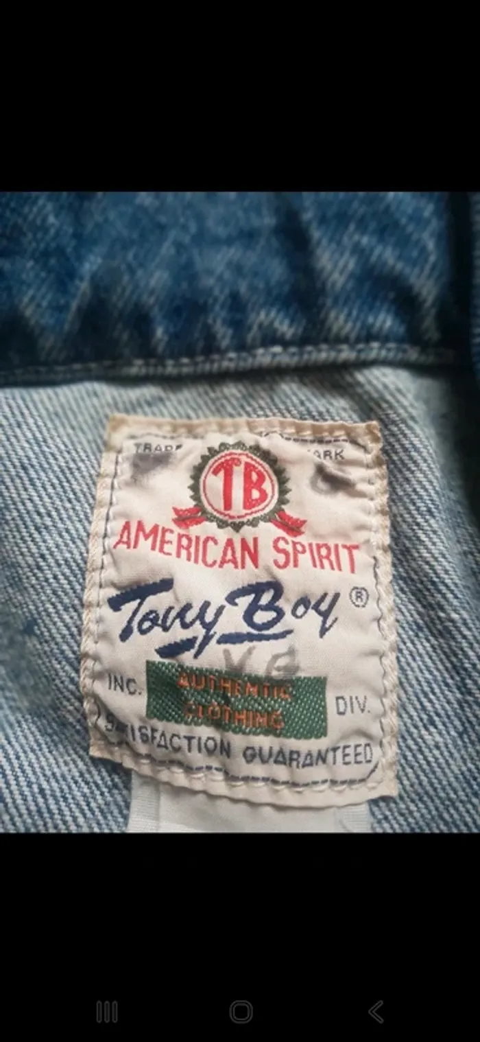 Veste en jean's Tony Boy 8 ans - photo numéro 4