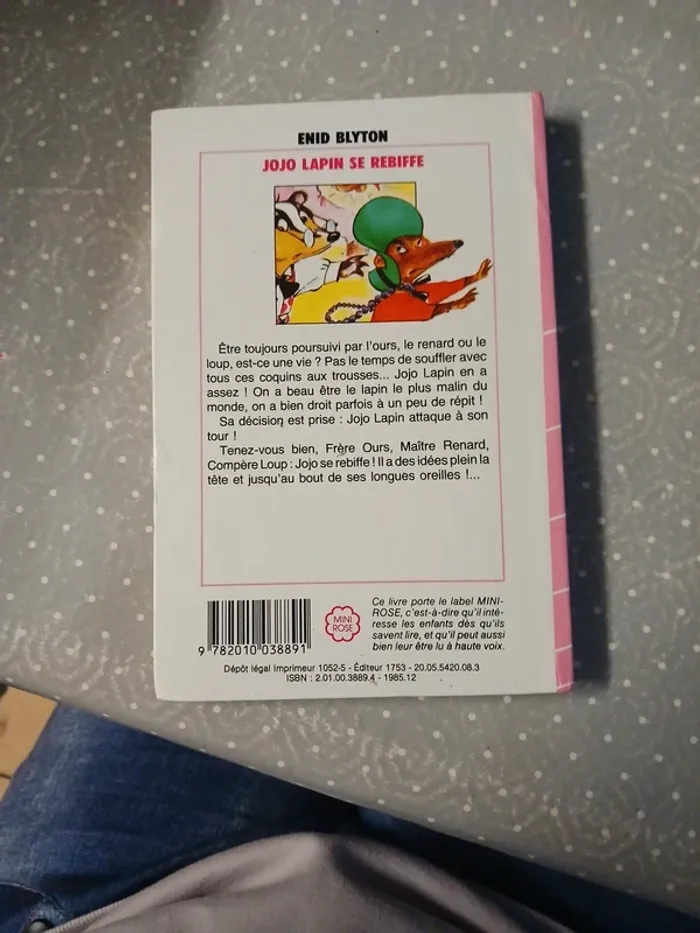 Livre Jojo Lapin se rebiffe - photo numéro 2