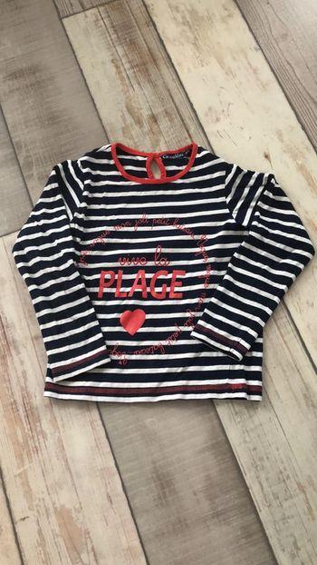 Grand voile - t shirt fille 8 ans