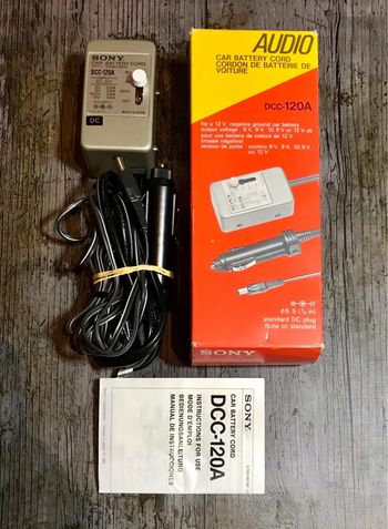 Kit Chargeur Voiture Allume cigare Officiel PS1 Slim Sony