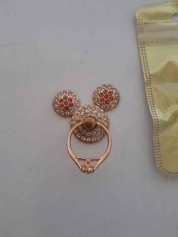 bague en métal porte téléphone