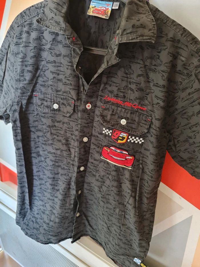 Chemise manche courte cars 12 ans - photo numéro 3