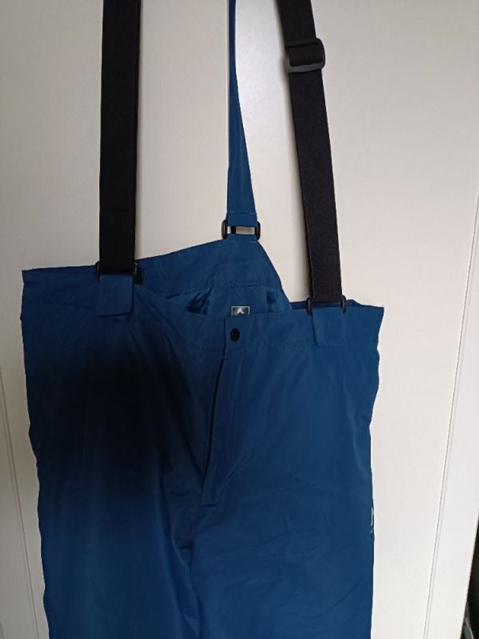 Salopette de ski bleu canard
