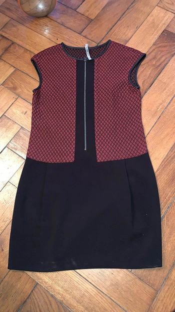Robe Cop copine Bordeaux et noir T:36 Neuve