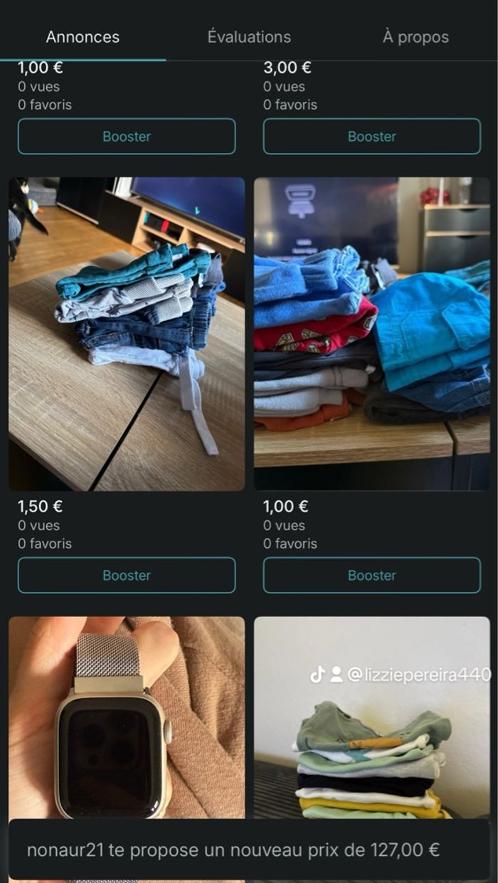 Multiples article bébé en vente sur Vinted. Si un lot vous intéresse, faites-moi le savoir je vous le fais sur ce site. - photo numéro 3