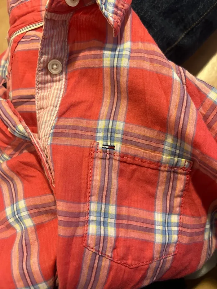 Superbe chemise parisienne - comme neuve - tommy hilfiger - taille m - photo numéro 3