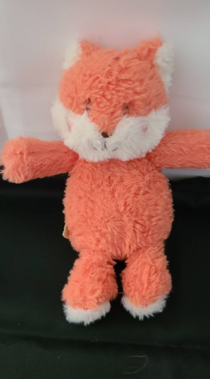 Gipsy Toys - Renard Econimals - Peluche Eco-Responsable - 15 cm - Orange
