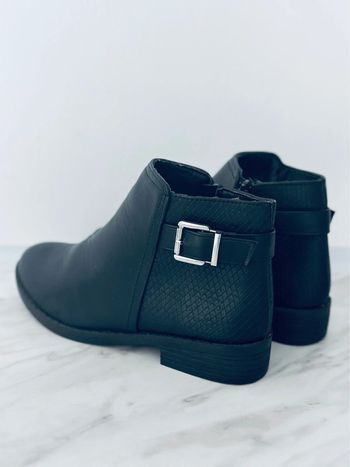 Bottines en cuir