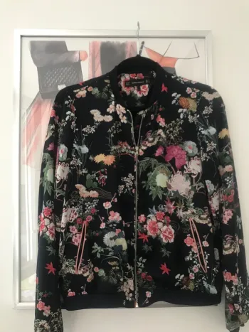 Blouson bombers satiné Zara S