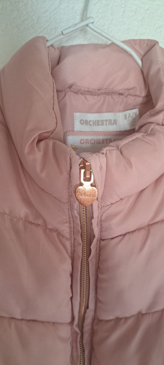 Manteau sans manche rose clair - photo numéro 3