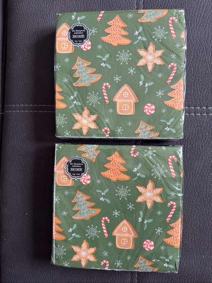Serviettes en papier de Noël