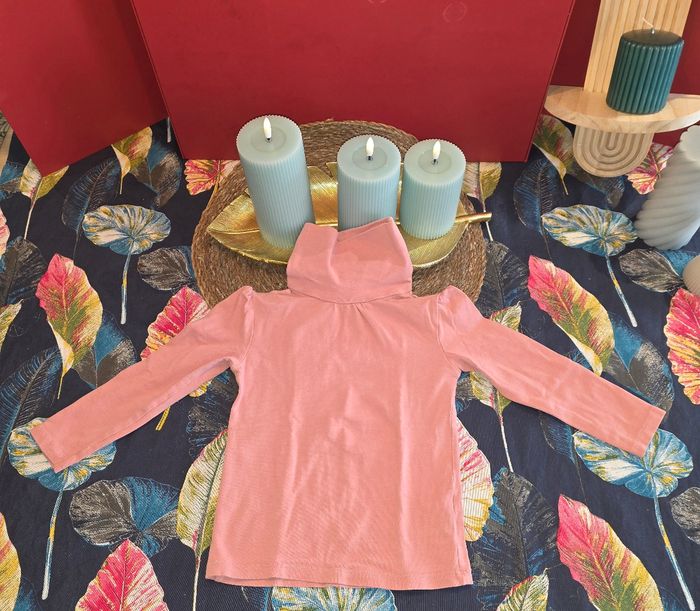 Sous pull rose 3 ans