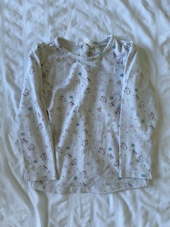 Tee shirt manche longue licorne orchestra 36 mois