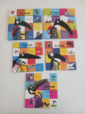 Lot 5 Livres Le Loup (Auzou)