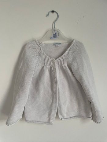 Gilet maille fille