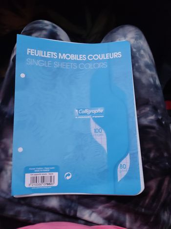 Feuilles pour écrire