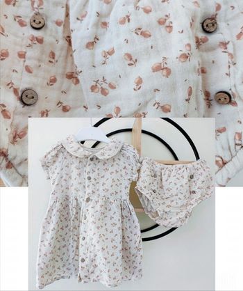 12 mois ensemble été Kiabi robe et bloomer