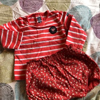 Marinière terre de marins et short kiabi