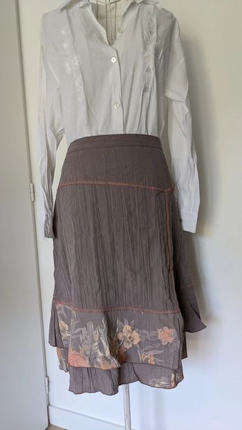 Jupe grise légère Afibel 46