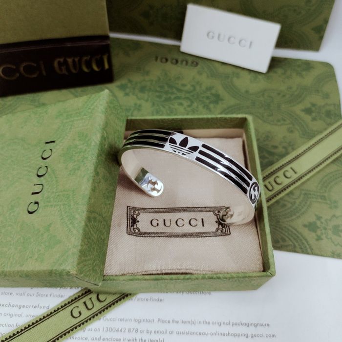 Bracelet Gucci * adidas en argent sterling noir - photo numéro 4