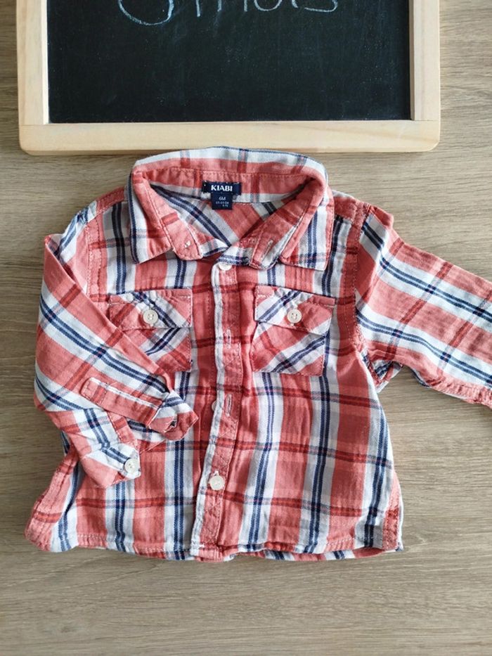Chemise garçon taille 6mois - photo numéro 2