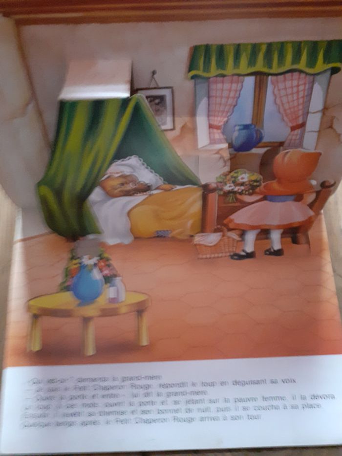livre pop-up vintage petit chaperon rouge - photo numéro 3