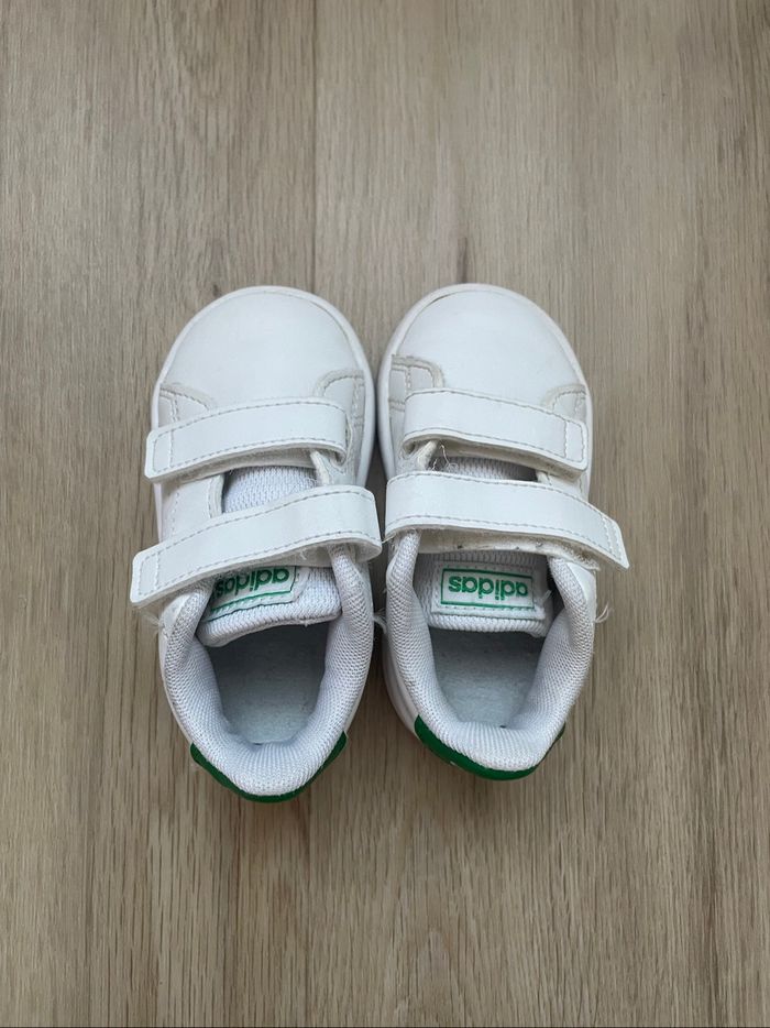 Baskets Adidas blanches et vertes 20 - photo numéro 5
