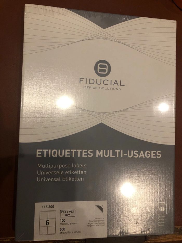 Étiquettes multi-usages x600