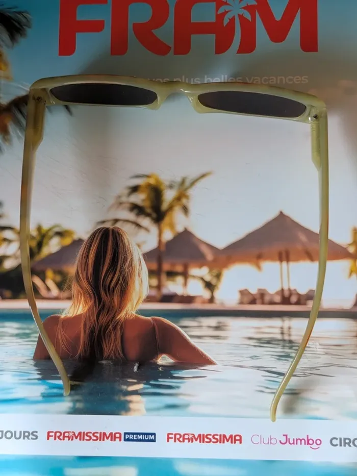 Lunettes de soleil grossisante - photo numéro 2