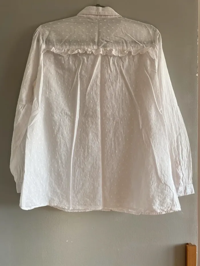 Chemise blanche plumetis Collection IRL - photo numéro 2