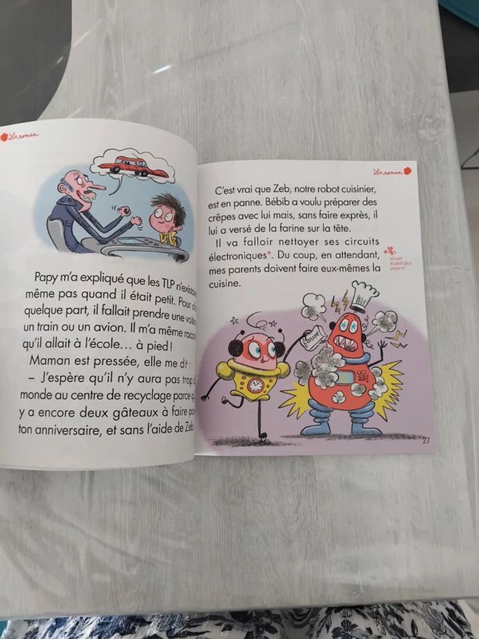 Livre J'aime lire Mon robot catastrophe - photo numéro 2