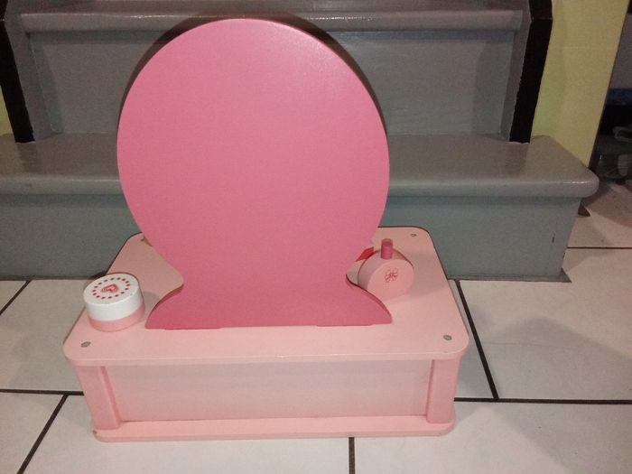 Coiffeuse en bois + accessoires 3 ans et + - photo numéro 7