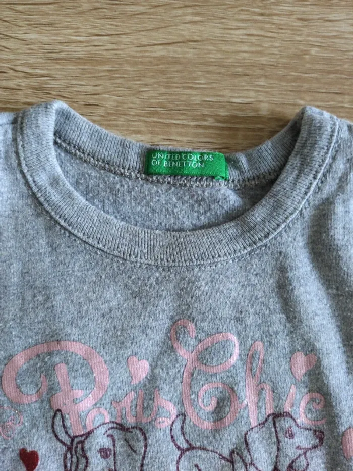 T-shirt manches longues United color of Benetton taille 12 mois - photo numéro 2