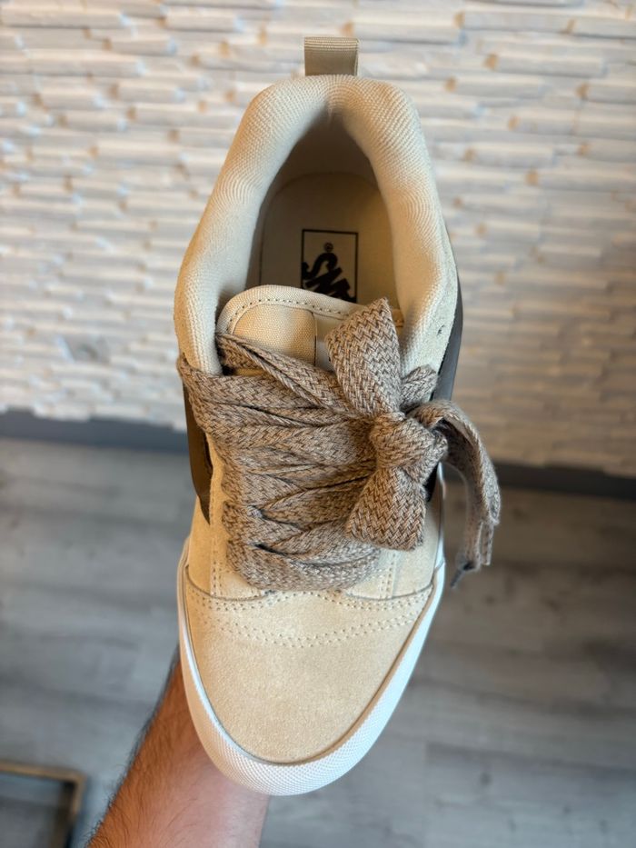 Vans Knu Skool écru – Baskets sneakers streetwear - photo numéro 4