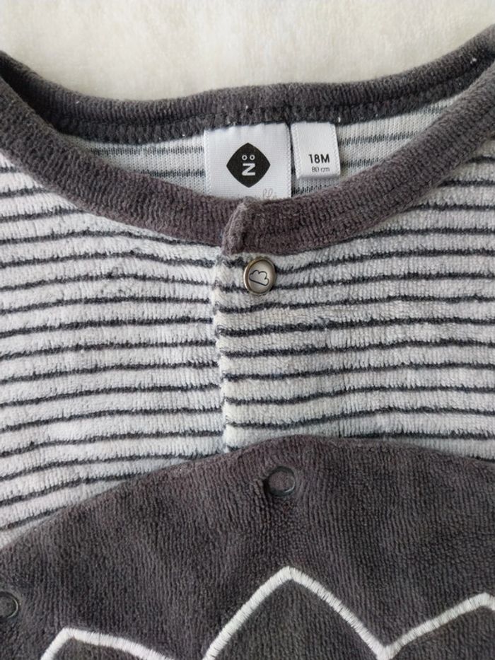 Pyjama 18 mois velours - photo numéro 2