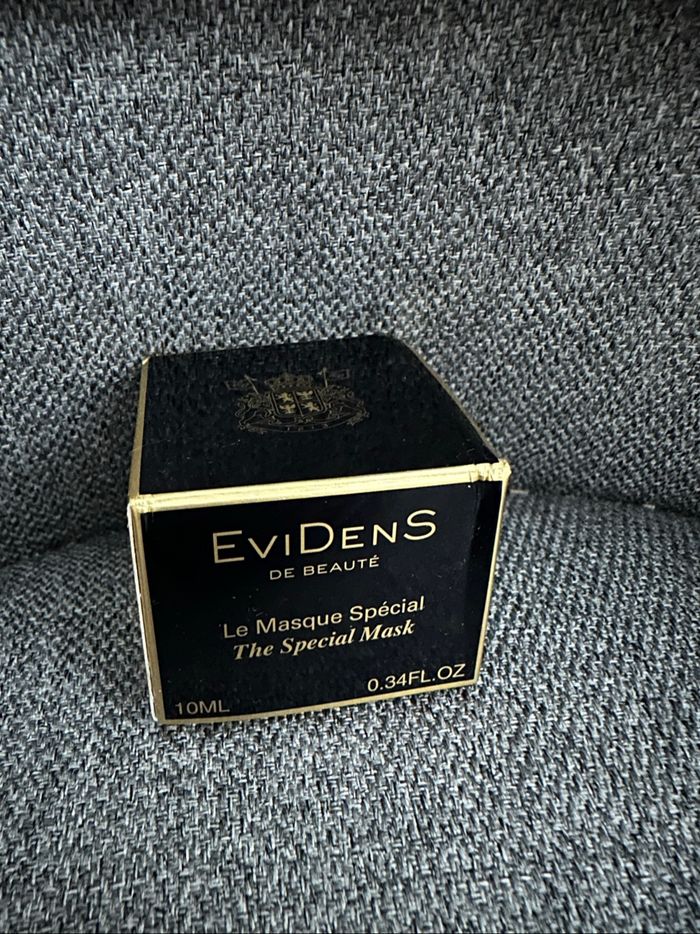 Pot de crème 10 ml masque spécial evidens de beauté neuf avec étiquette
